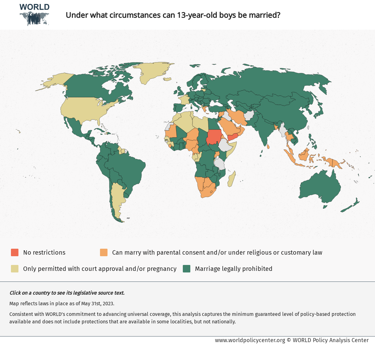 Under What Circumstances Can Boys Be Married World Policy Analysis Center